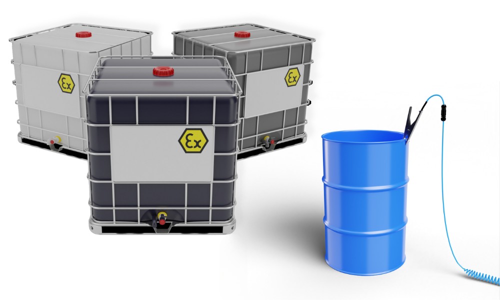 Exploding Ibc Grounding of IBCs and metal drums