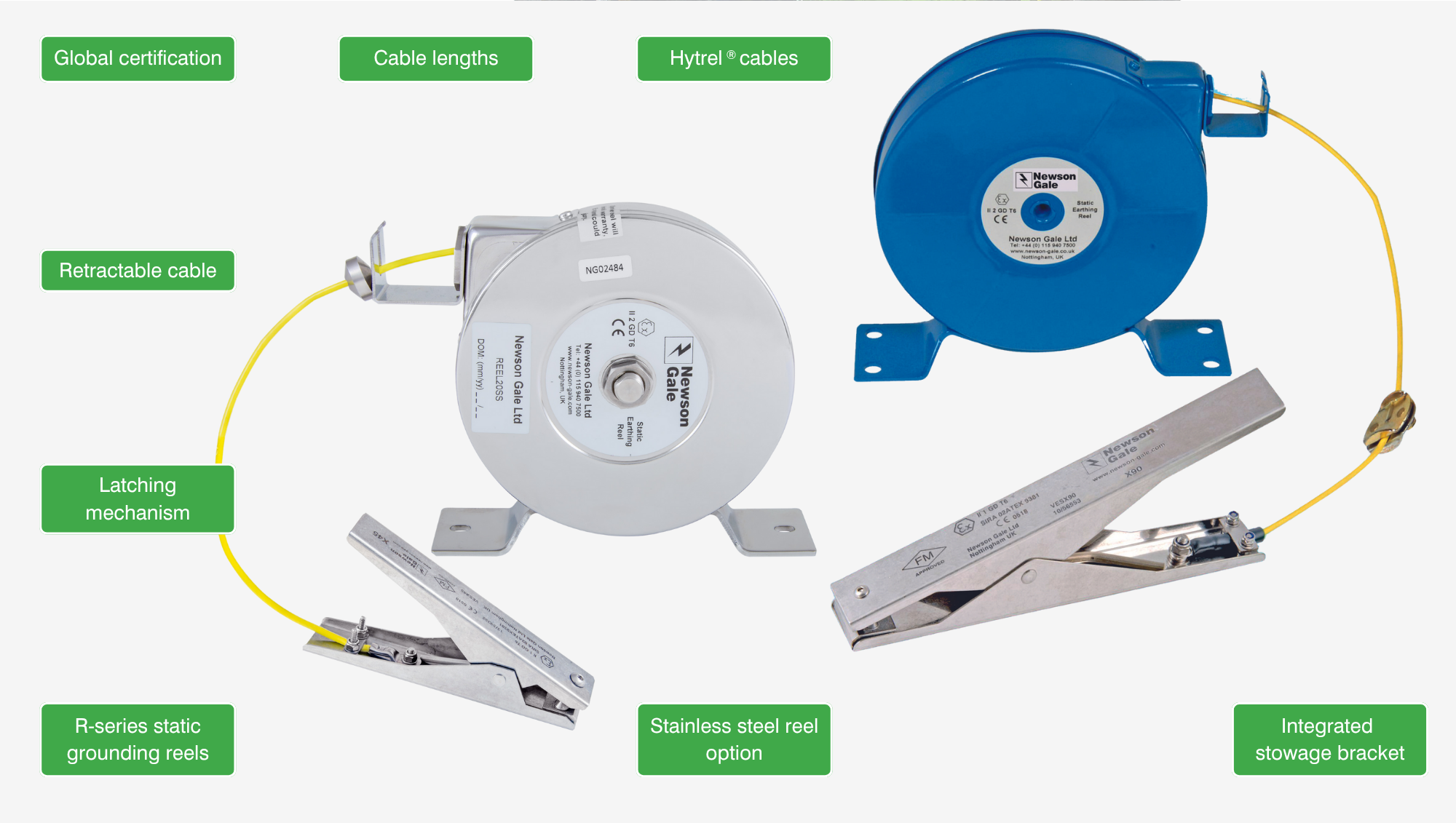 Cen-Stat Cable Reels Features
